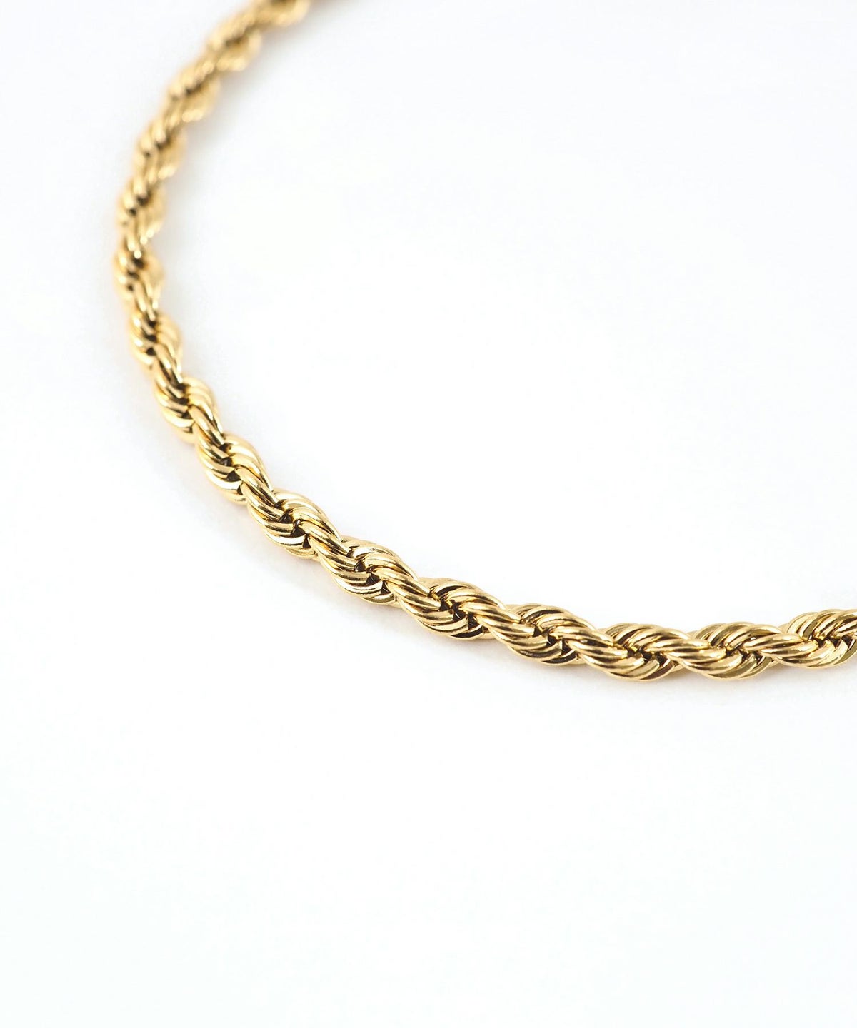 ロープチェーンステンレスブレスレット