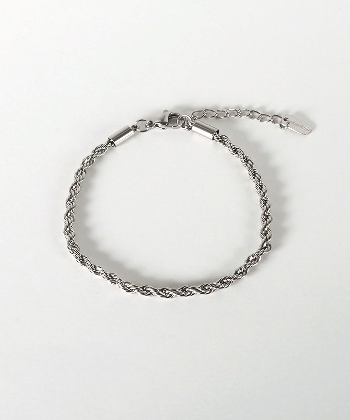 ロープチェーンステンレスブレスレット【Zoule】