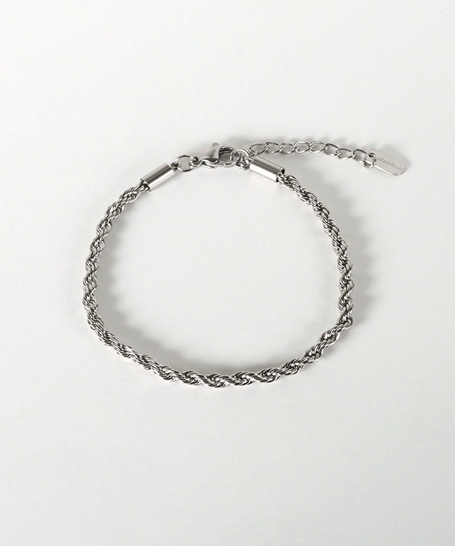 ロープチェーンステンレスブレスレット【Zoule】