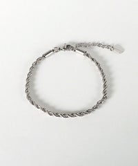 ロープチェーンステンレスブレスレット【Zoule】