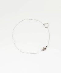 ステーションパール2wayステンレスブレスレット・アンクレット【Zoule】