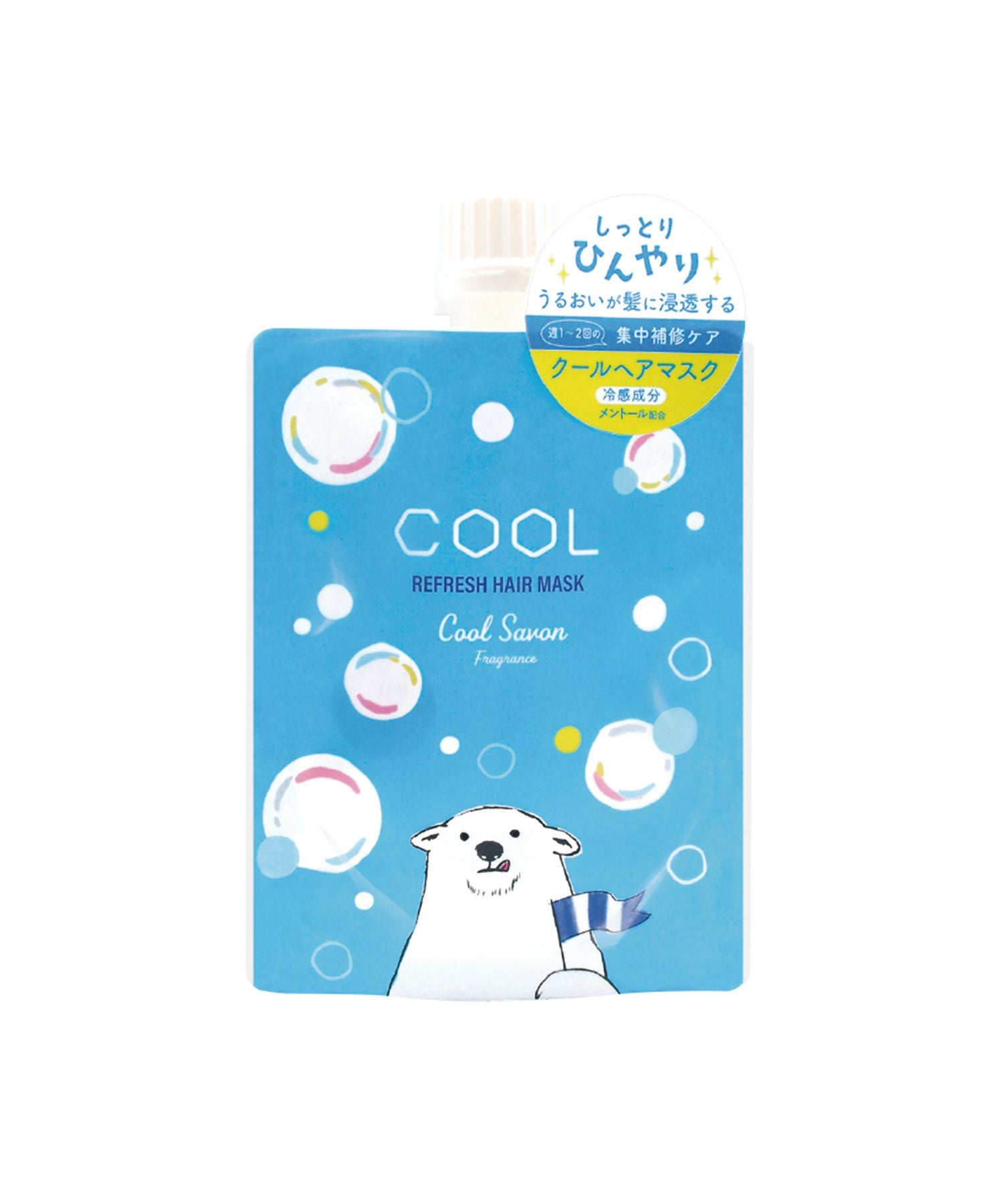 かき氷クールヘアマスク