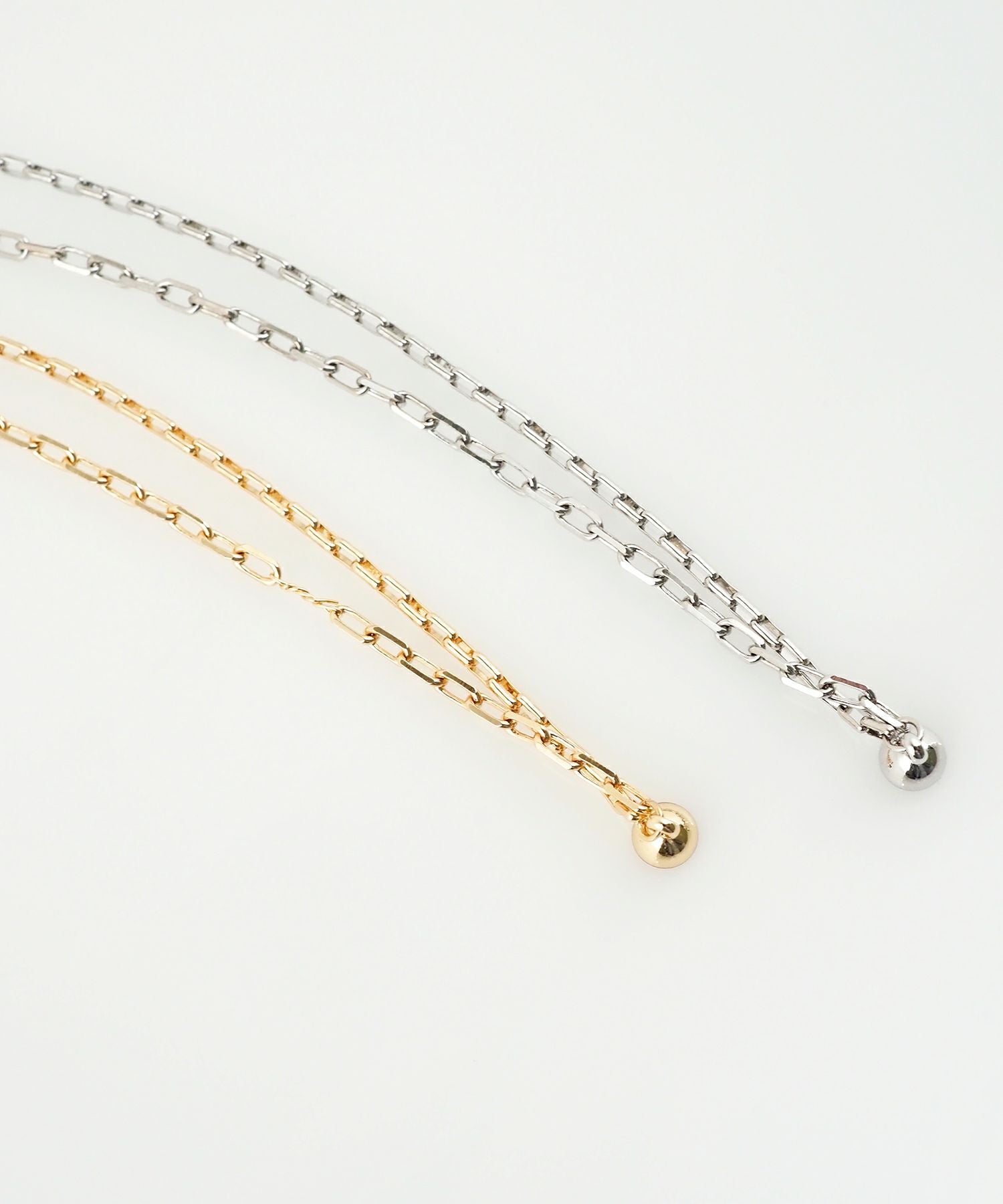 アズキダブルチェーンマグネットブレスレット