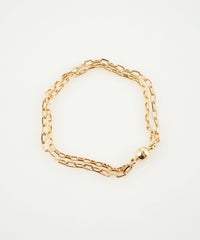 アズキダブルチェーンマグネットブレスレット