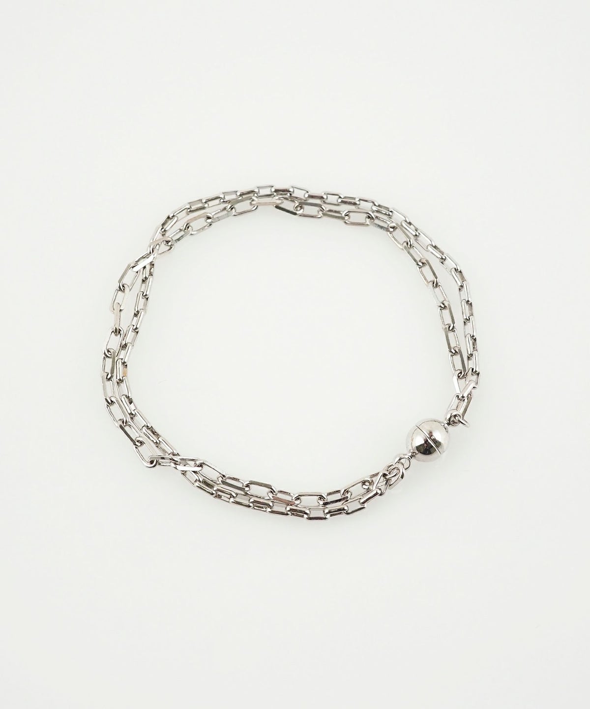 アズキダブルチェーンマグネットブレスレット