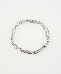 アズキダブルチェーンマグネットブレスレット