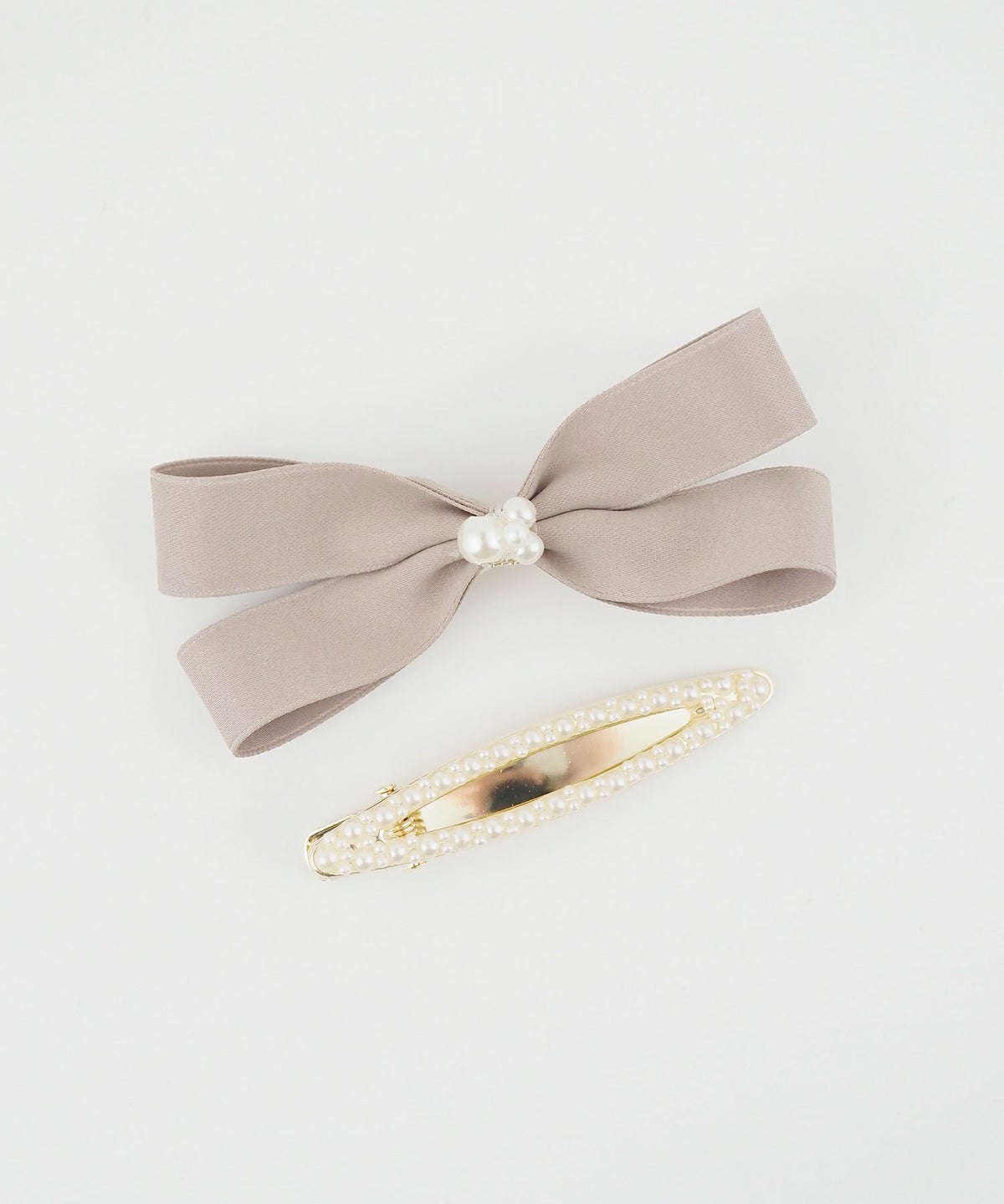 リボンパールクリップセット