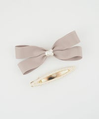 リボンパールクリップセット