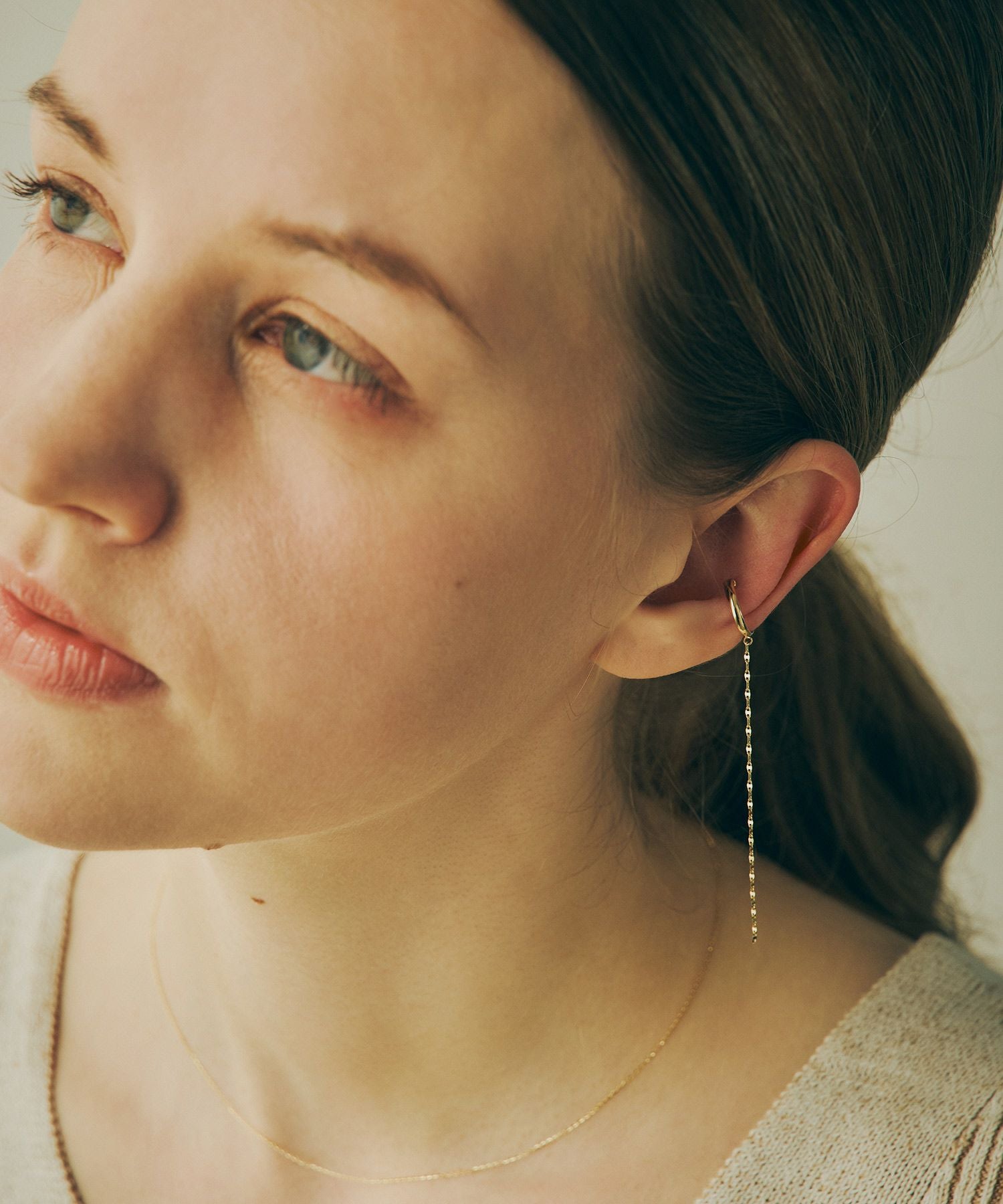 【web限定】[K10]マリーナチェーンイヤーカフ