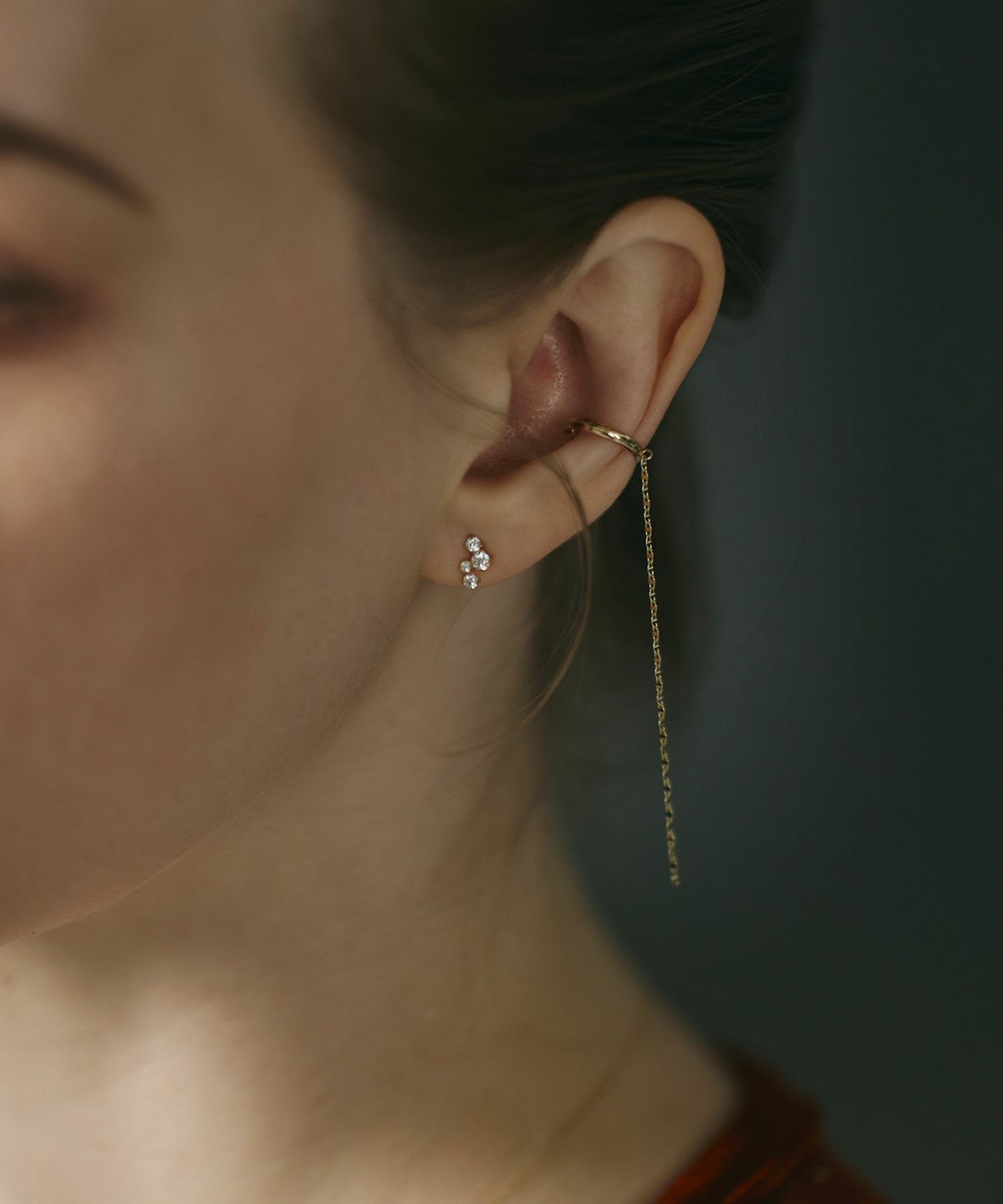 【web限定】[K10]マリーナチェーンイヤーカフ