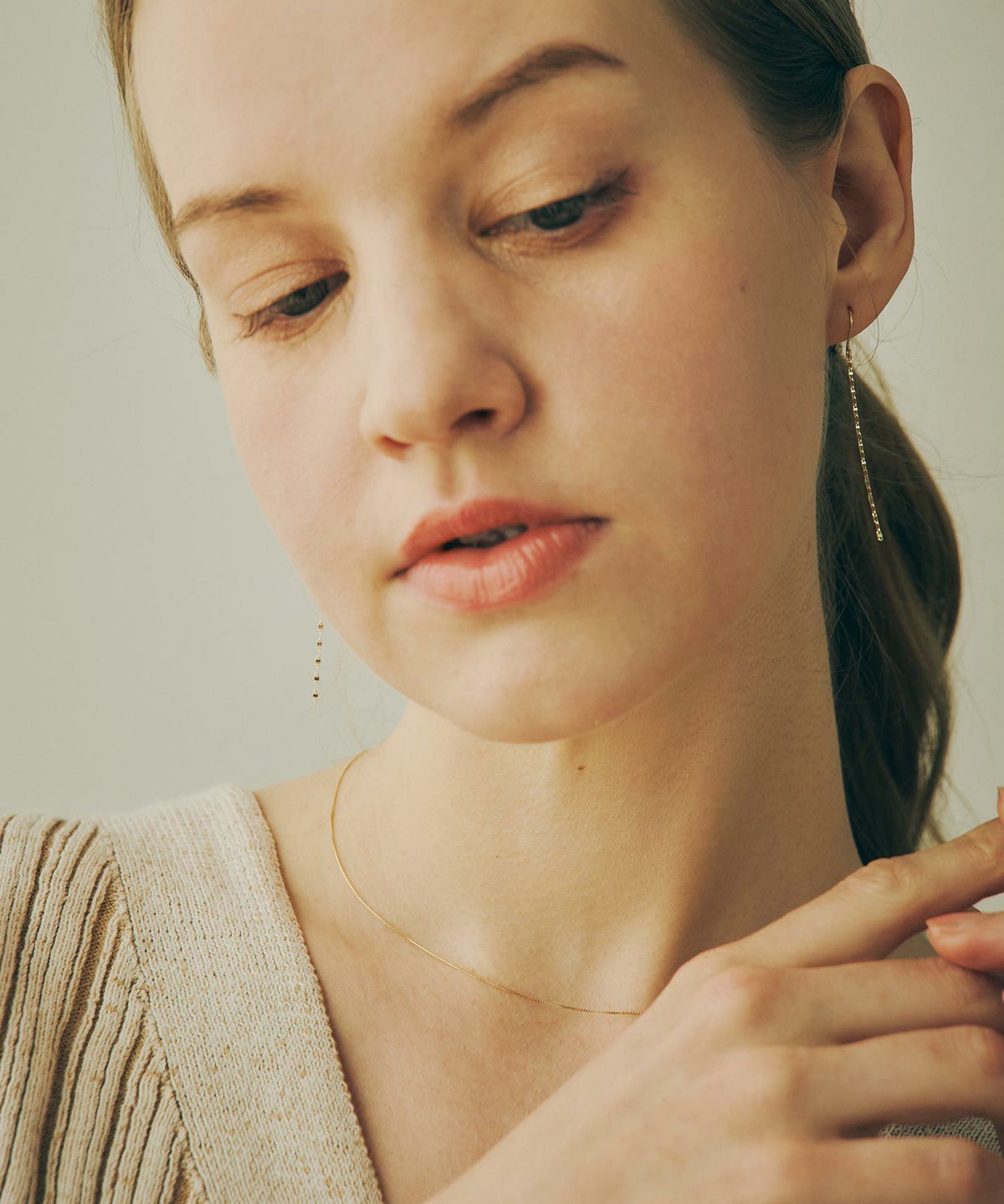 【web限定】[K10]マリーナチェーンピアス