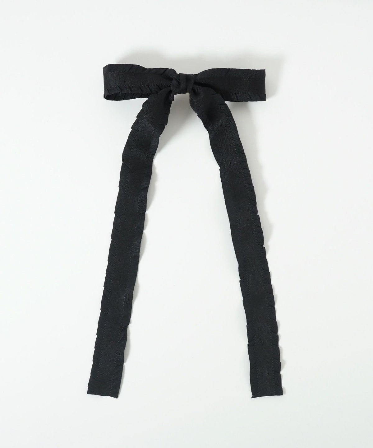 フリルサテンリボンバレッタ【nuage】