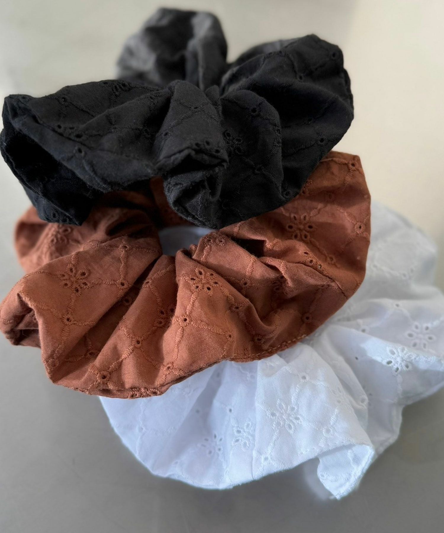 コットンフラワーレースシュシュ【nuage】