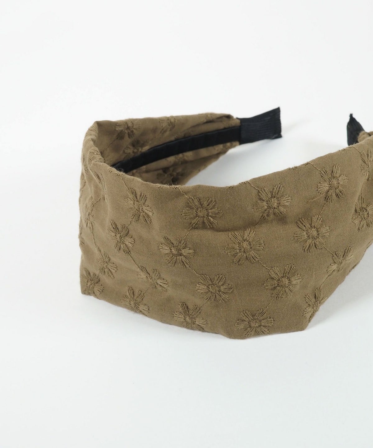 コットンフラワーレースワイドカチューシャ【nuage】