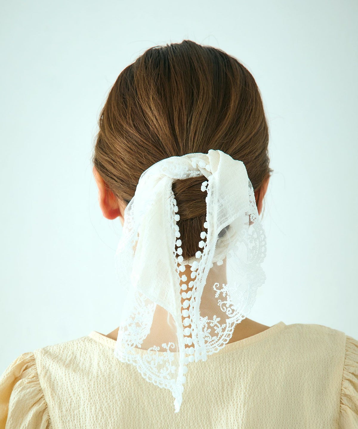 レースチェックバブーシュカ【nuage】