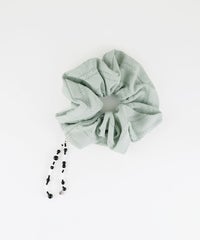 ビーズ付コットンレースシュシュ【nuage】