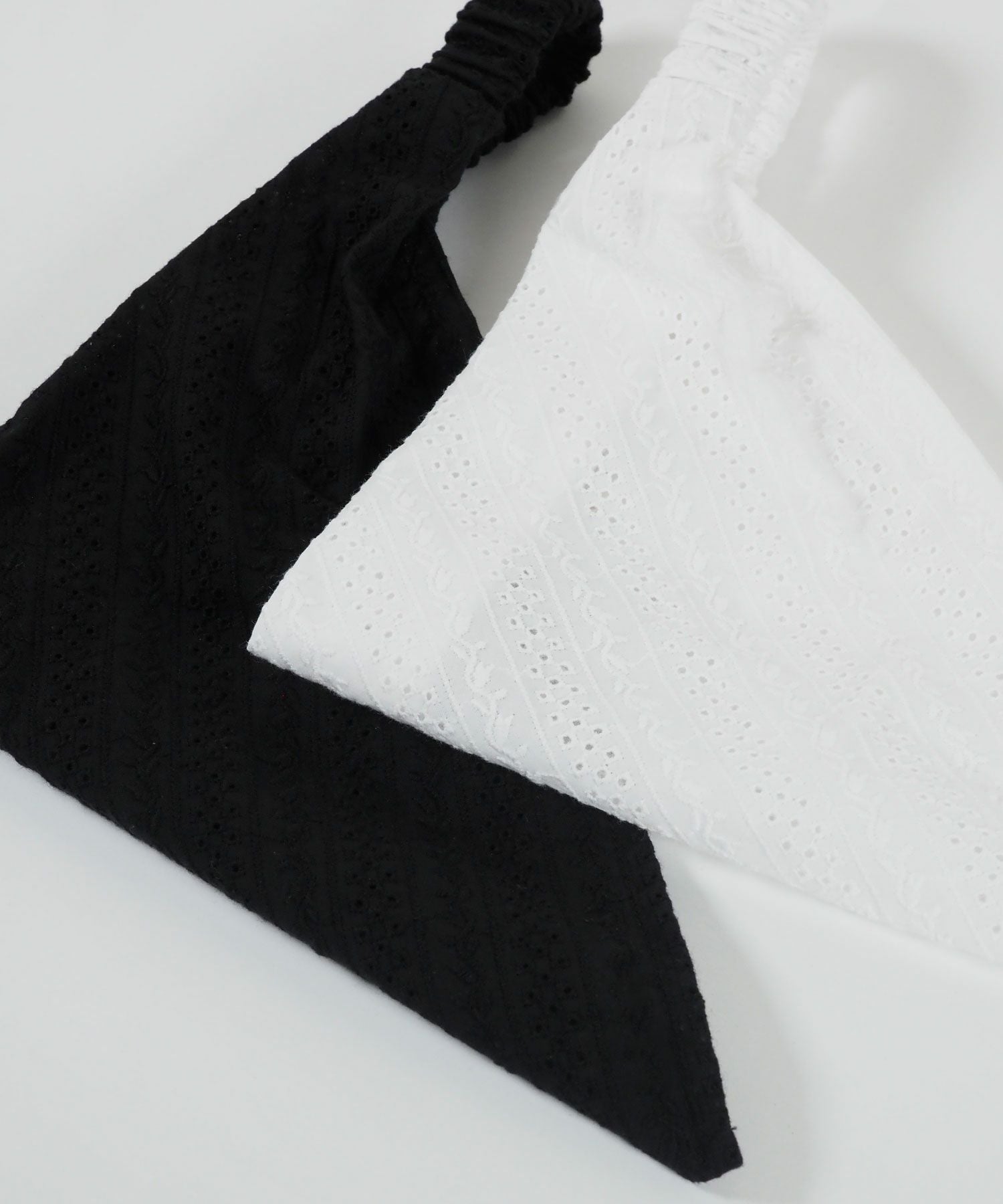 コットンレース2wayスカーフターバン【nuage】