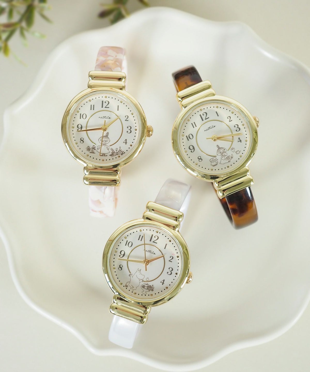 ムーミンアクリルバングルウォッチ