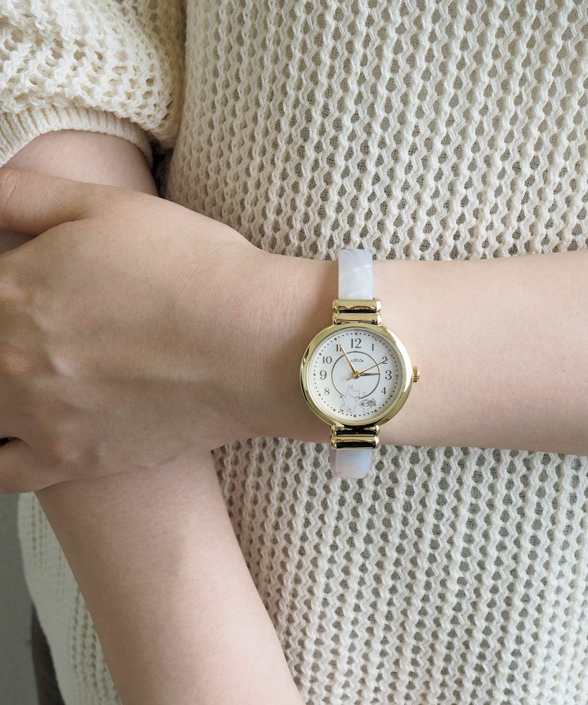 ムーミンアクリルバングルウォッチ