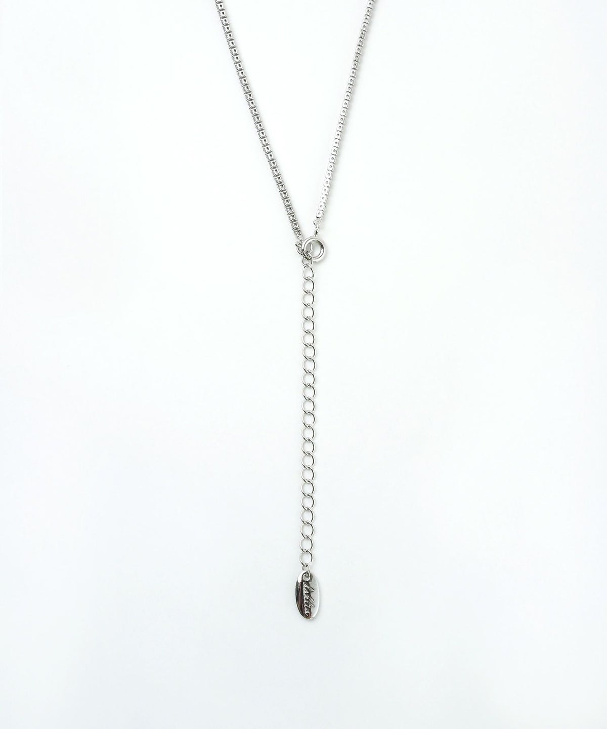 キュービックハートシャイニーネックレス【Dahlia】