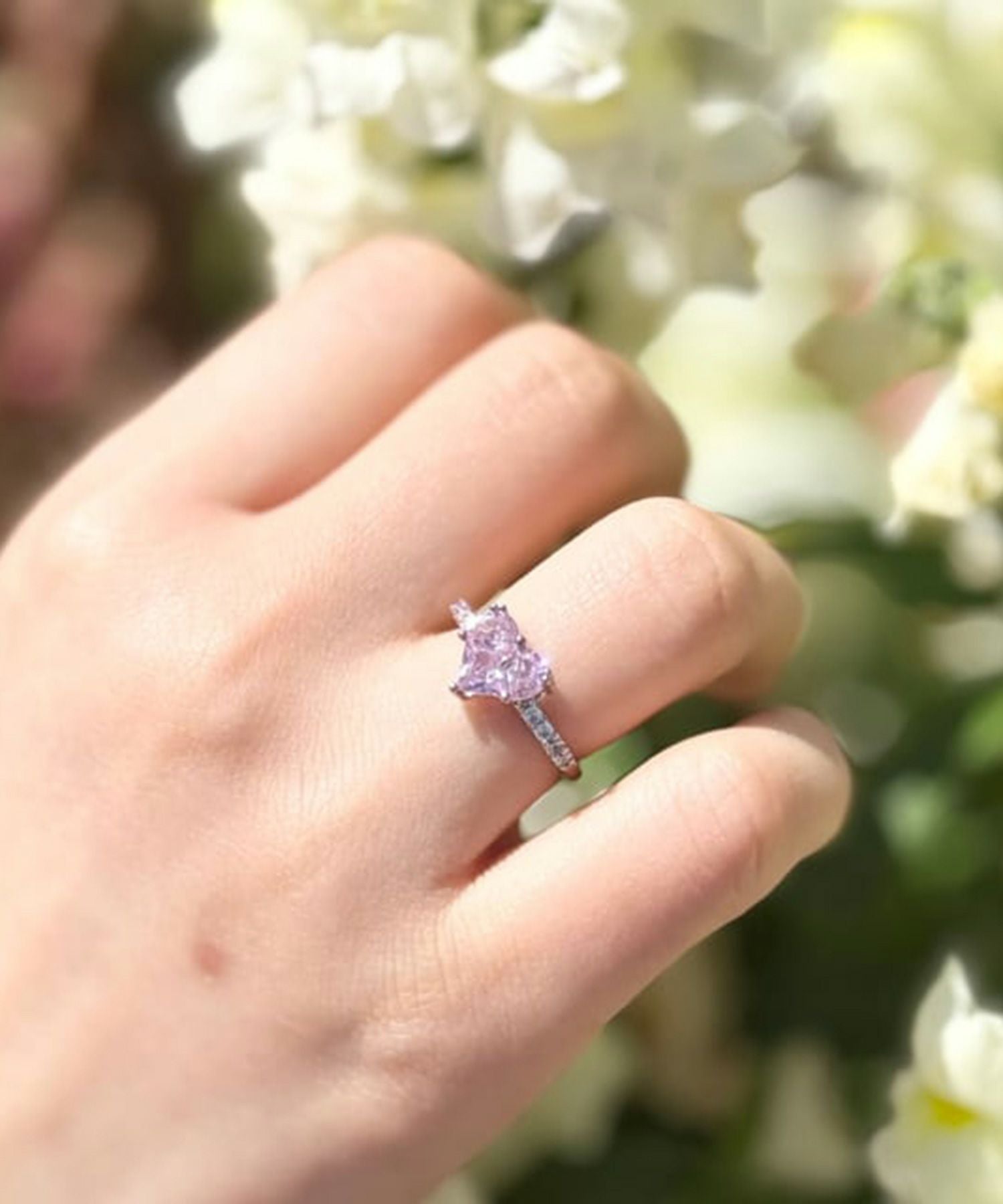 ジルコニアハートシャイニーリング【Dahlia】 | 【公式】MUK ONLINE