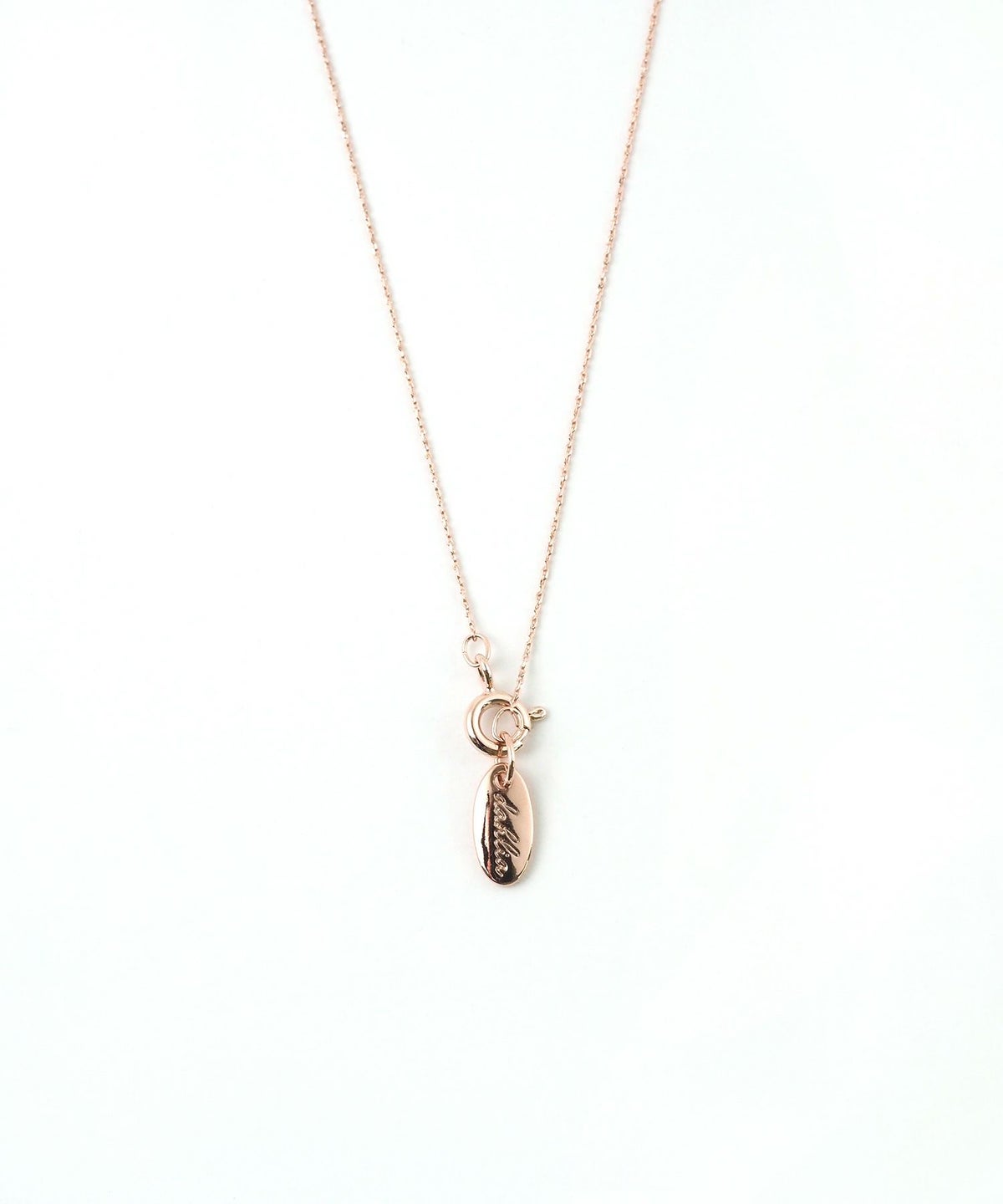 キュービックリボンシャイニーネックレス【Dahlia】