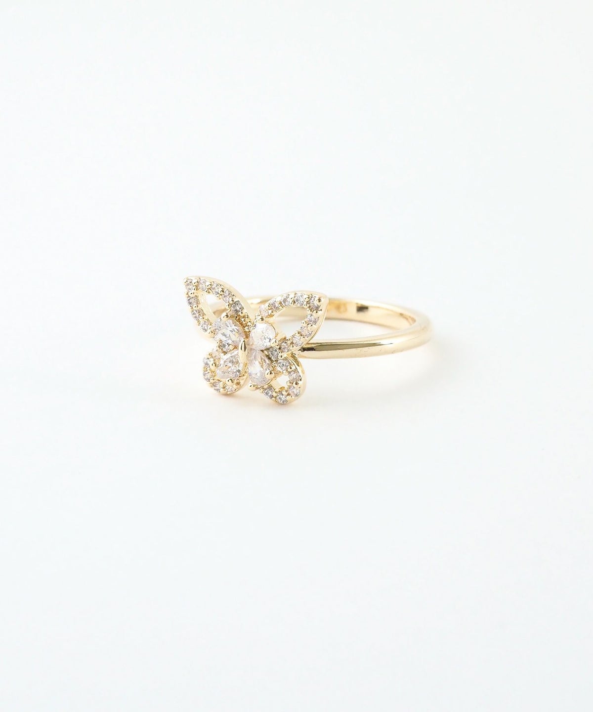 バタフライシルエットリング【Dahlia】