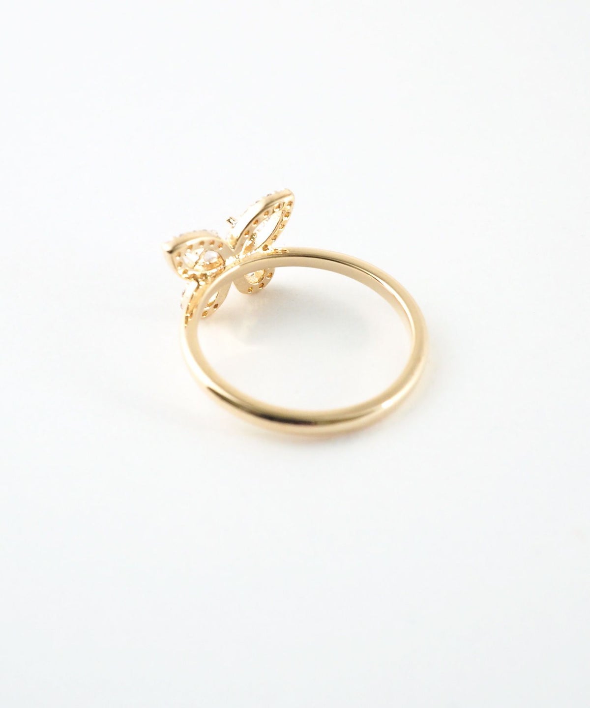 バタフライシルエットリング【Dahlia】