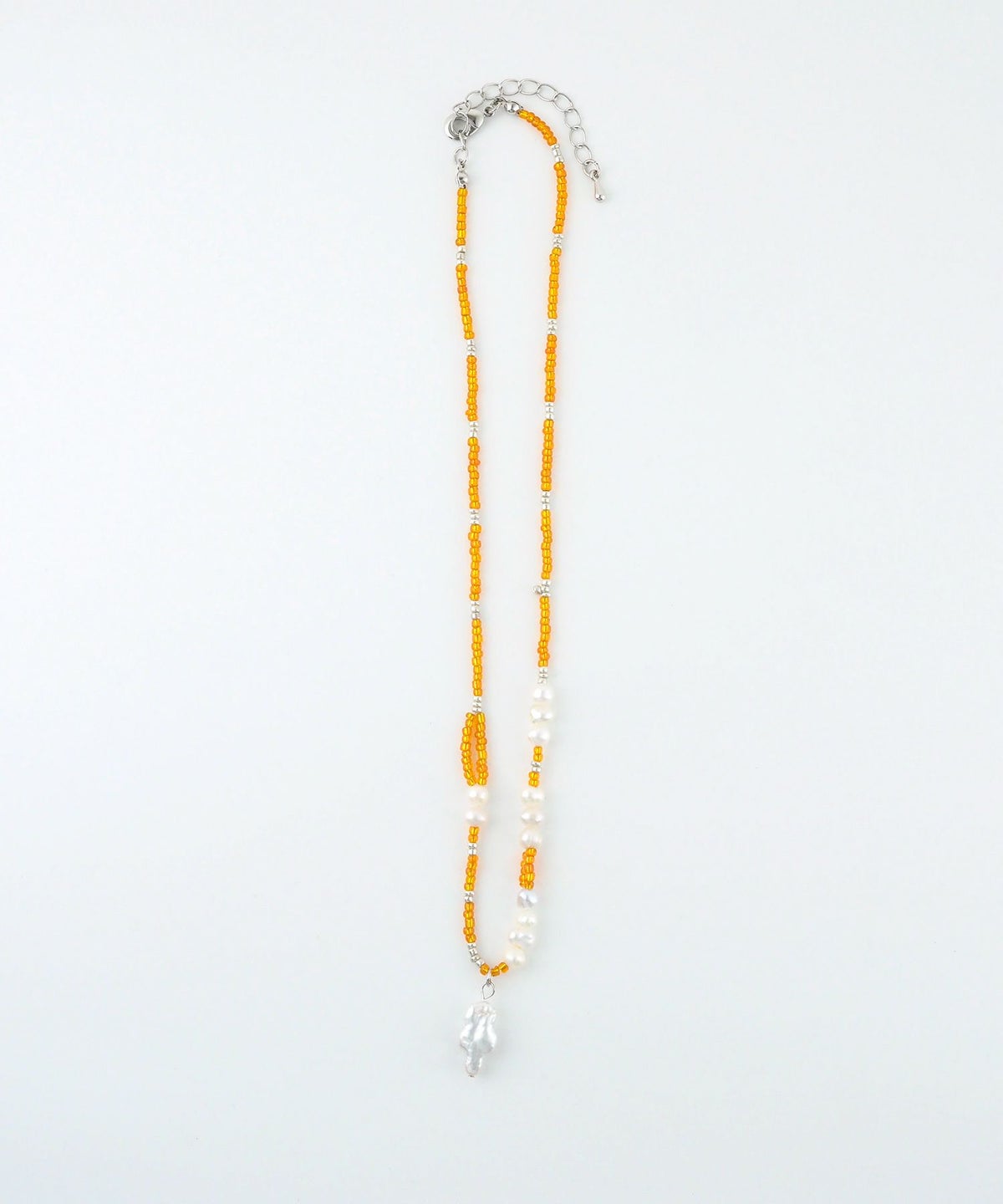 淡水パールビーズネックレス