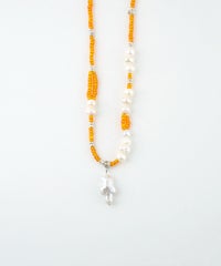 淡水パールビーズネックレス