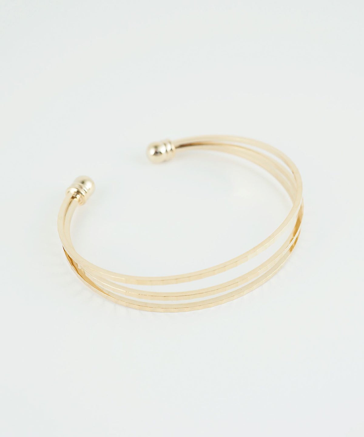 スリムライン3連メタルバングル