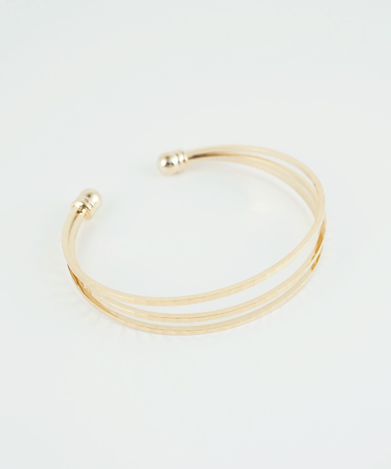 スリムライン3連メタルバングル