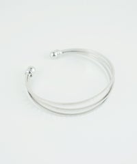 スリムライン3連メタルバングル