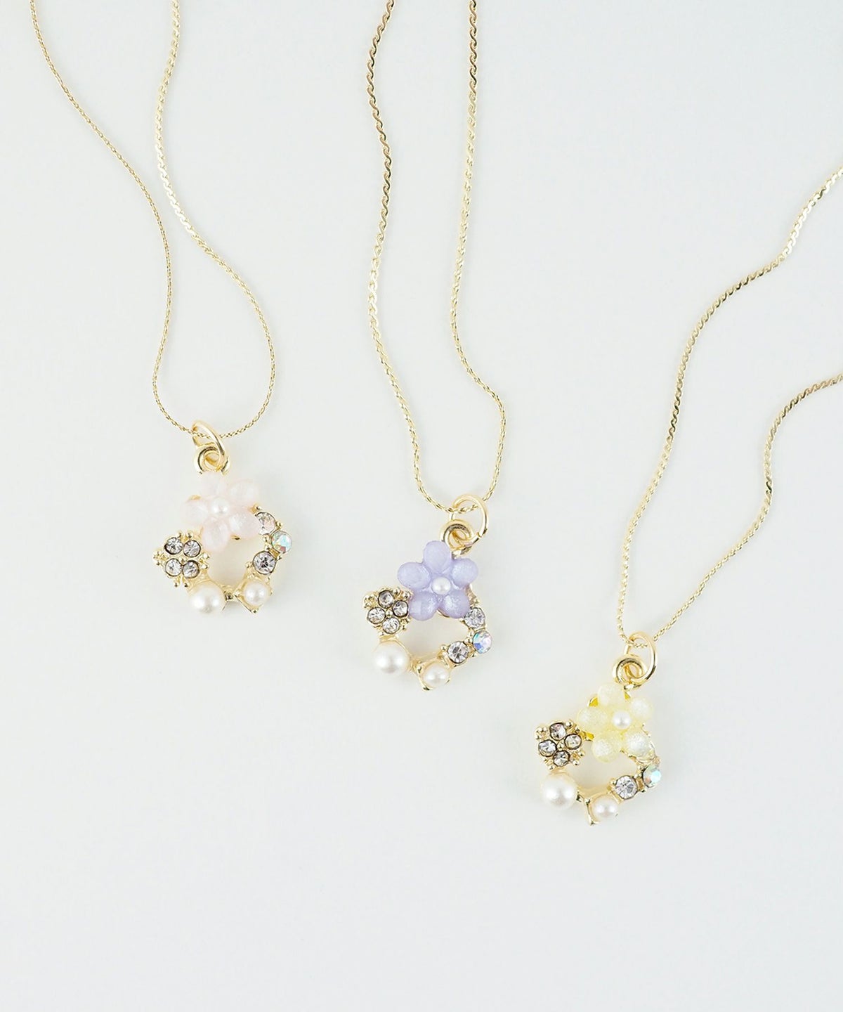 サークルフラワーペンダント