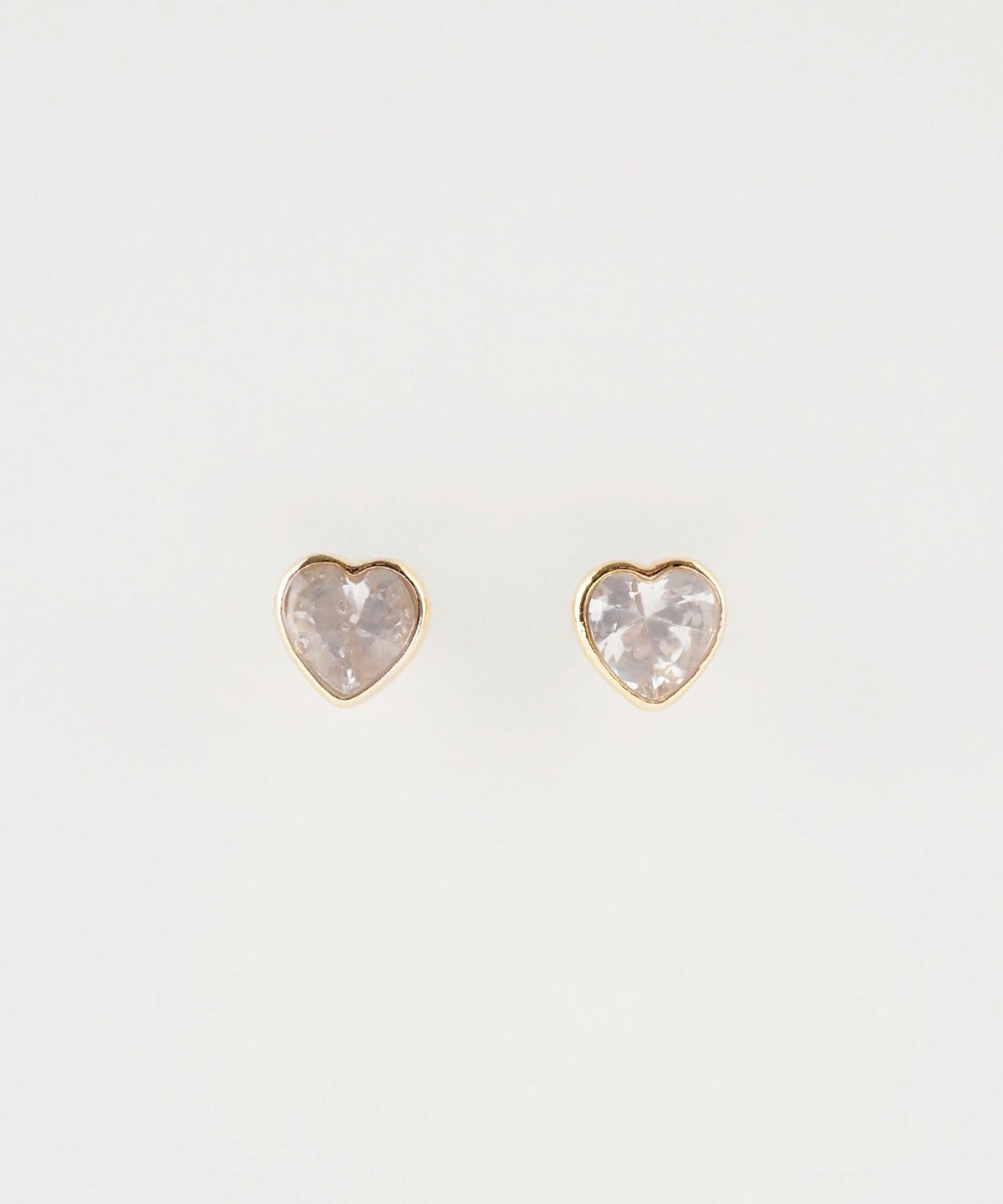 【web限定】ルミハートジルコニアピュアチタンポストピアス【Lumirise】