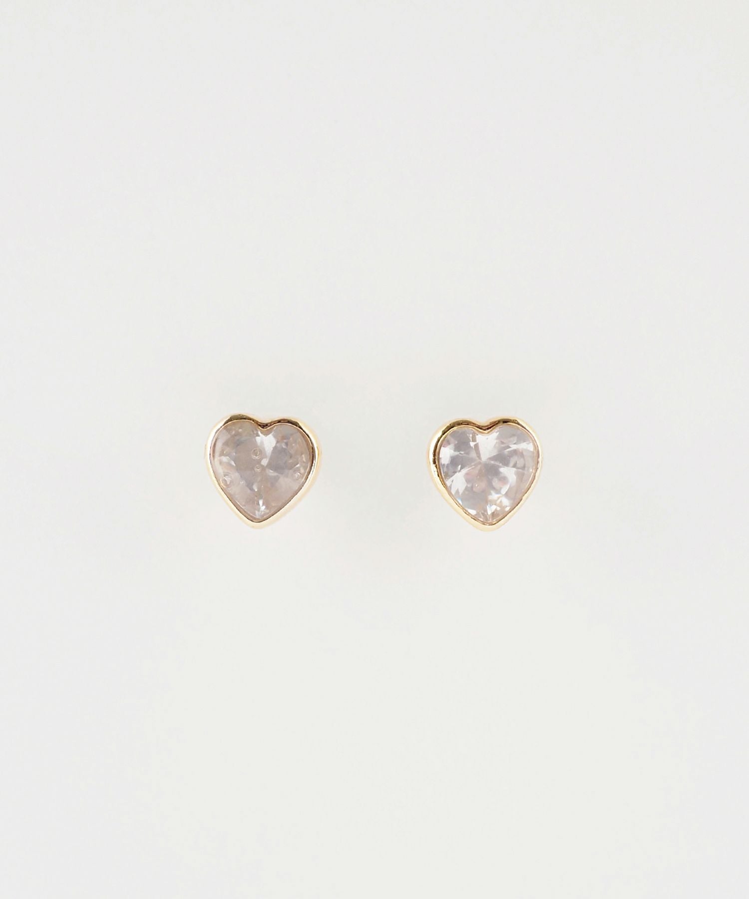 【web限定】ルミハートジルコニアピュアチタンポストピアス【Lumirise】