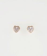 【web限定】ルミハートジルコニアピュアチタンポストピアス【Lumirise】