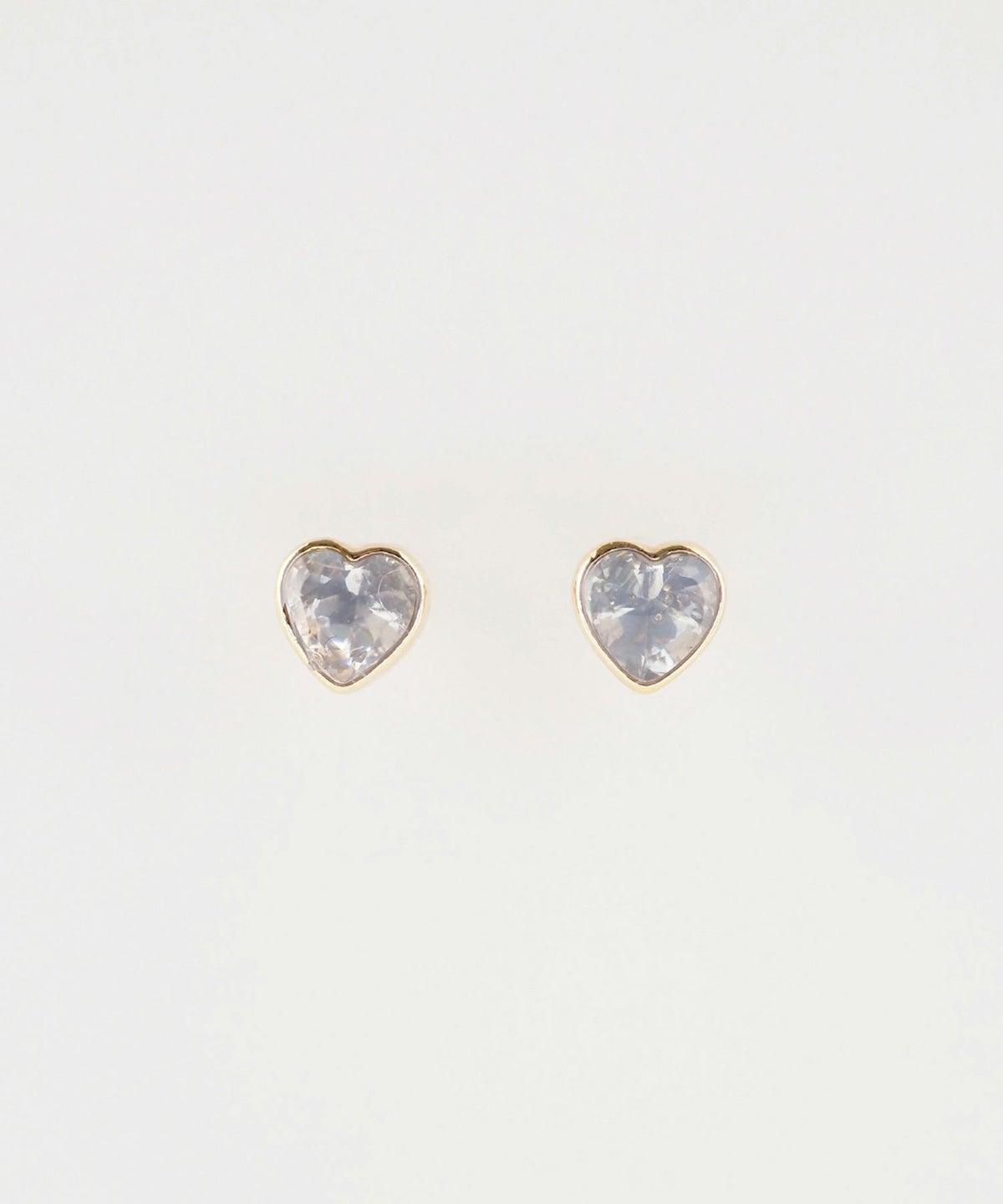 【web限定】ルミハートジルコニアピュアチタンポストピアス【Lumirise】