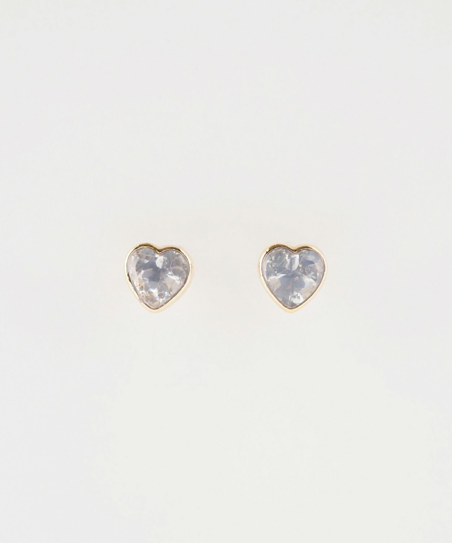 【web限定】ルミハートジルコニアピュアチタンポストピアス【Lumirise】