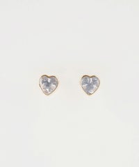 【web限定】ルミハートジルコニアピュアチタンポストピアス【Lumirise】