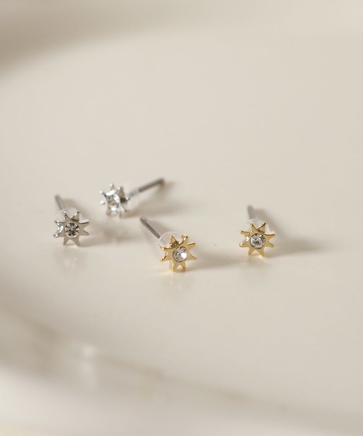 【web限定】ルミミニシャインピュアチタンポストピアス【Lumirise】