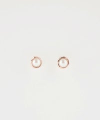 【web限定】ルミポイントパールピュアチタンポストピアス【Lumirise】