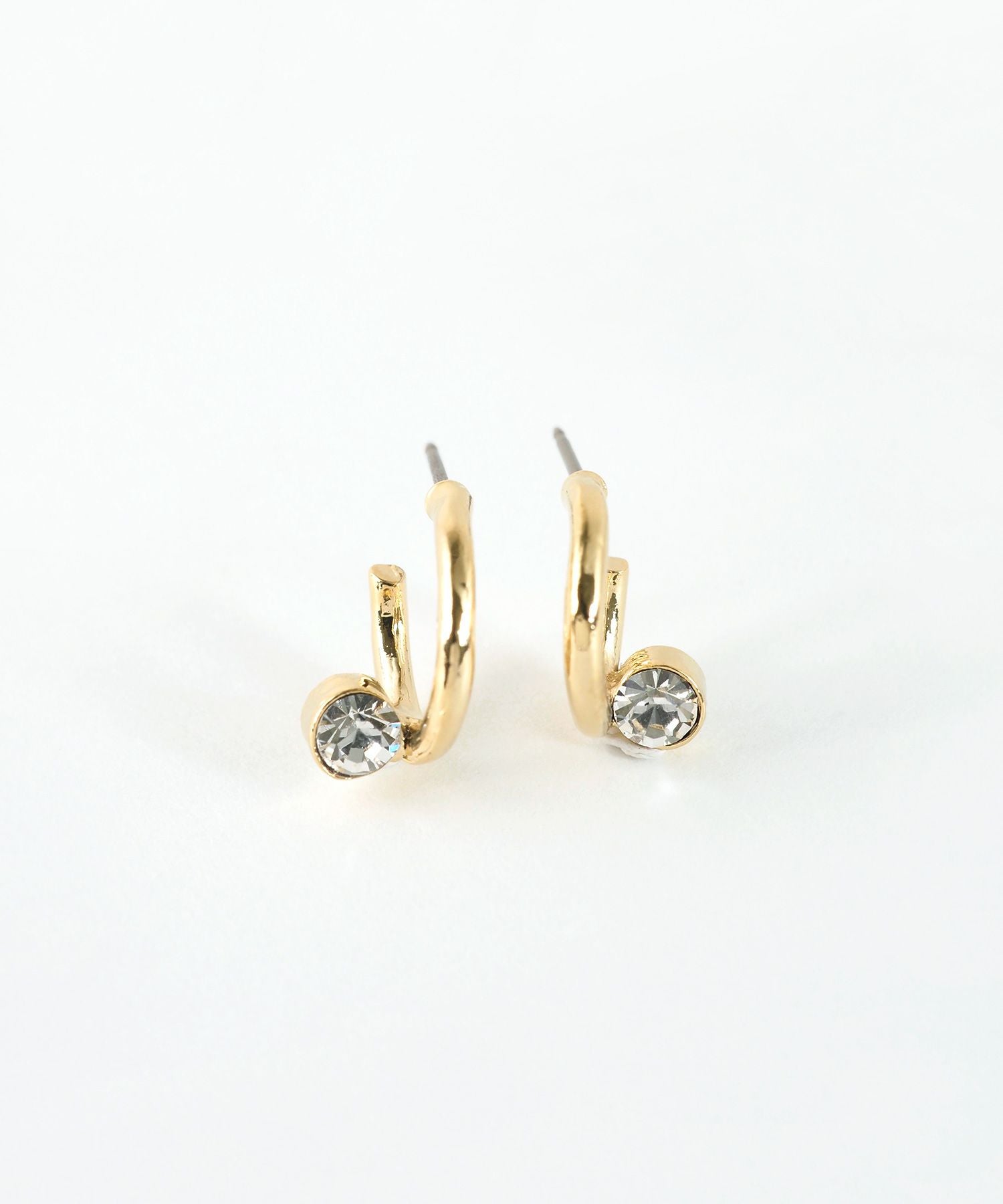 なみストーンピュアチタンポストピアス 【ISS】