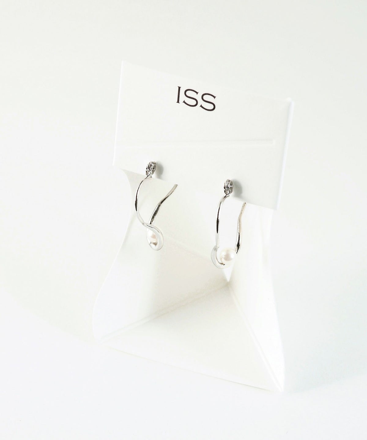 ハートパールピュアチタンポストピアス 【ISS】