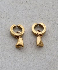 ハートワンタッチサージカルステンレスイヤリング