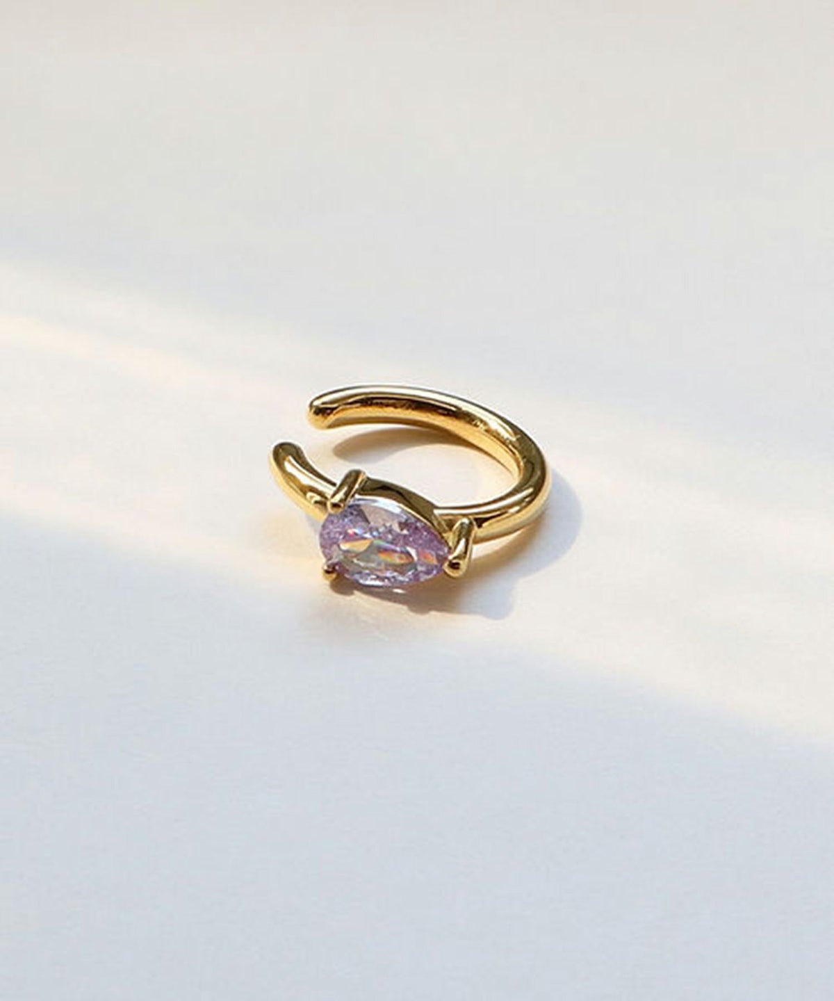 ドロップキュービックサージカルステンレスイヤーカフ