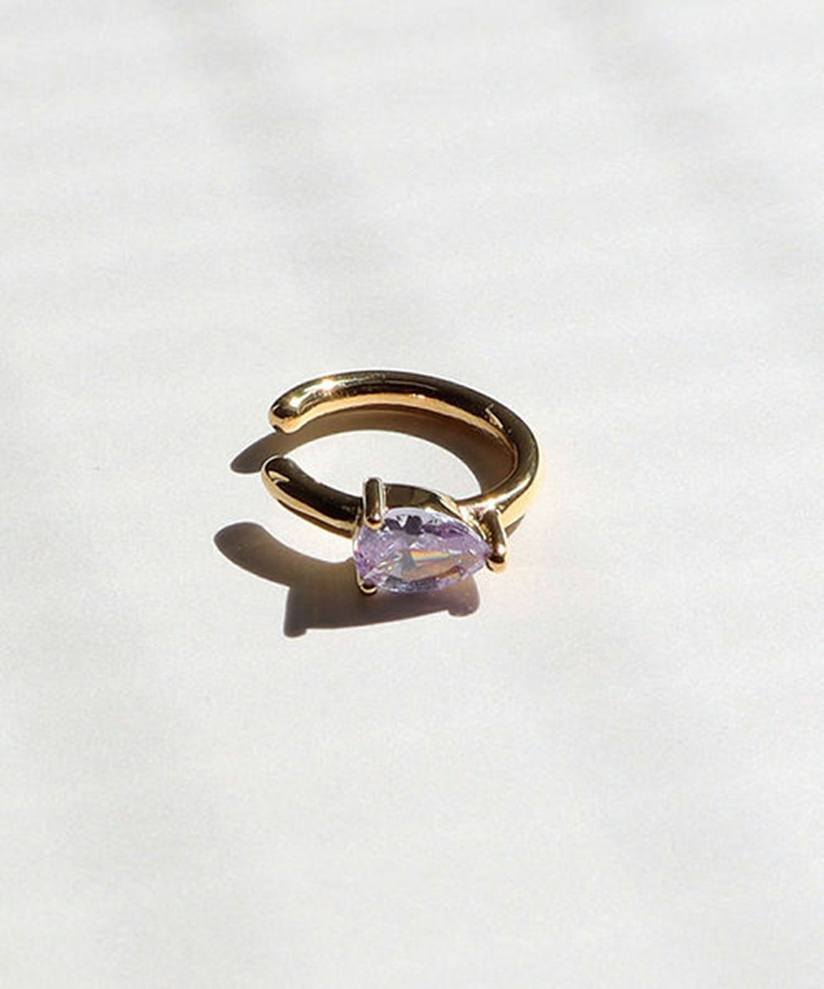 ドロップキュービックサージカルステンレスイヤーカフ