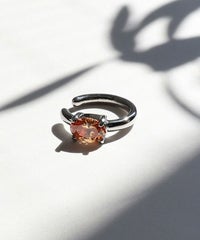 オーバルキュービックサージカルステンレスイヤーカフ