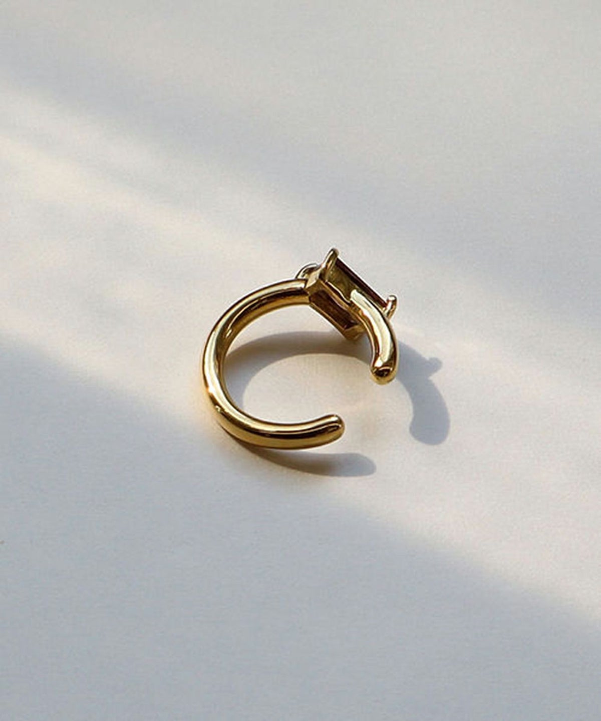 スクエアキュービックサージカルステンレスイヤーカフ