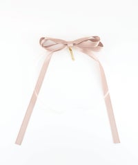 サテンオーガンジーリボンポニーフック